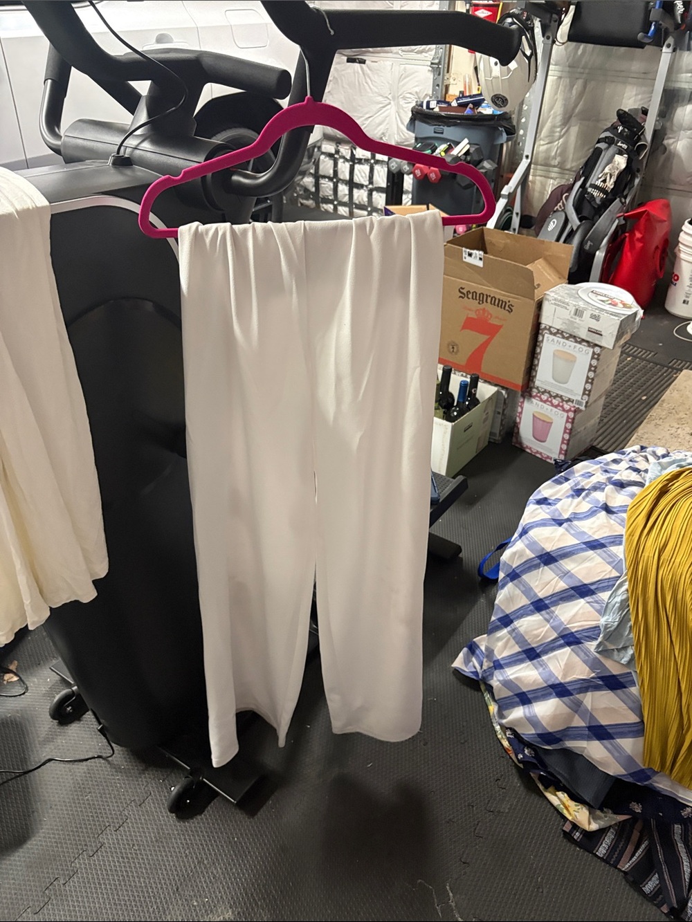 Nasty Gal White Wide-Leg Pants